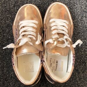 Rose Gold Kid Sneakers